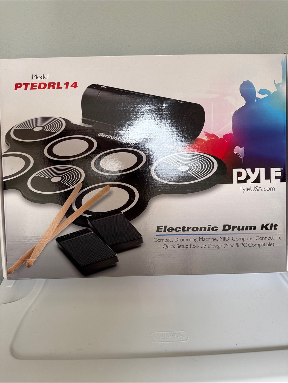 Pyle PTEDRL14 Electronic Drum Kit